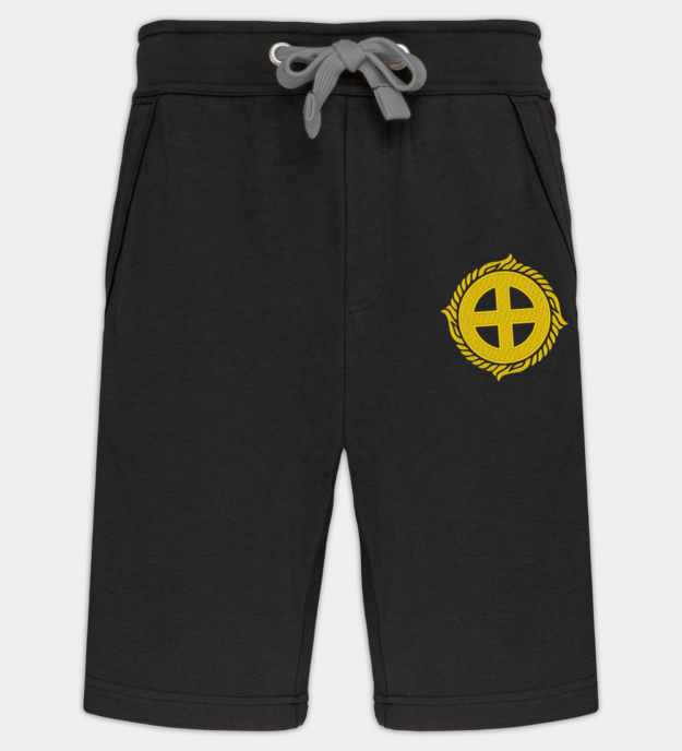 Solkors broderet bermudashorts
