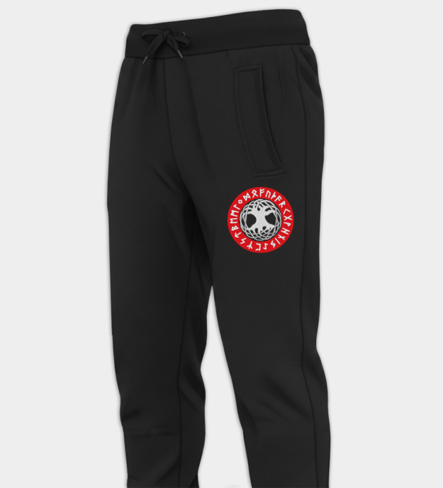 Yggdrasil broderede joggingbukser